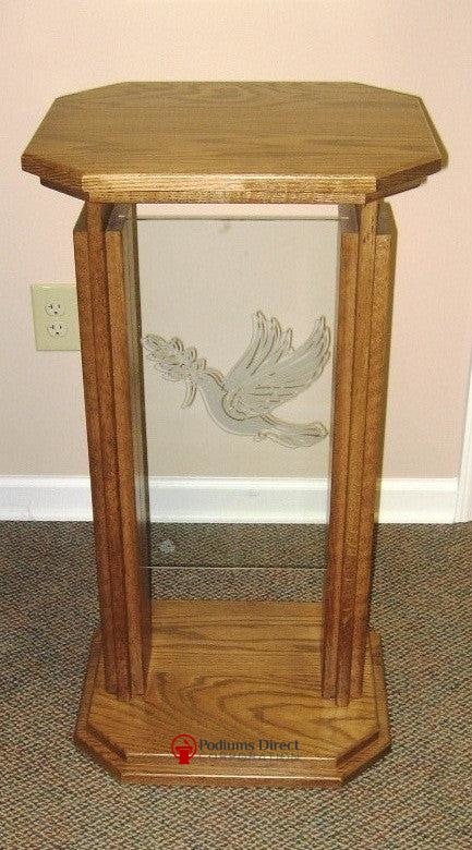 Flower Stands 708 Proclaimer-Tithe Boxes, Baptismal Font, Flower Stands, and Offering Tables-Podiums Direct