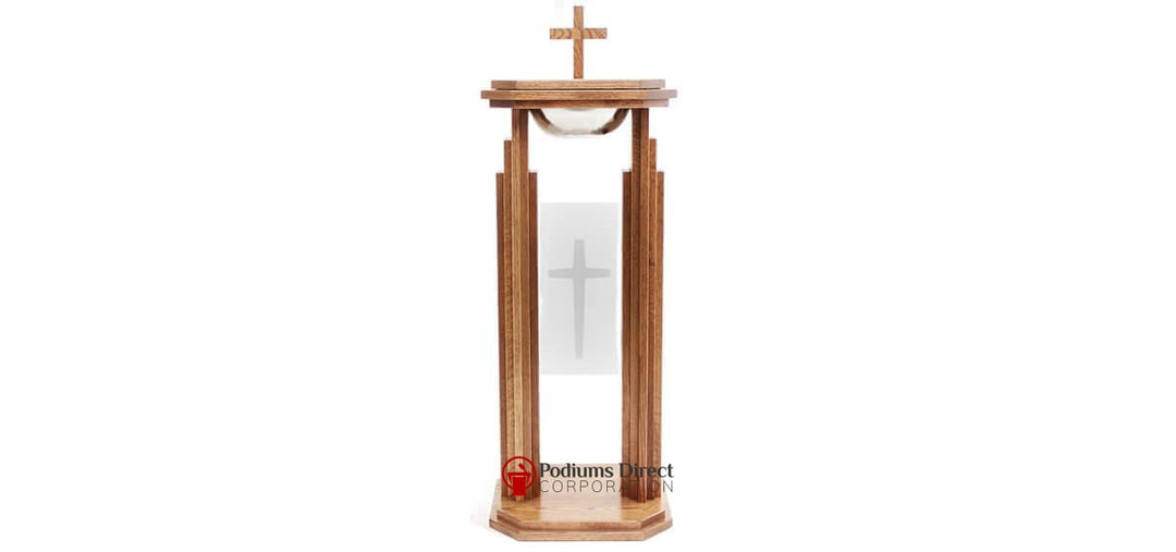 Baptistmal Font 709 Proclaimer-Tithe Boxes, Baptismal Font, Flower Stands, and Offering Tables-Podiums Direct
