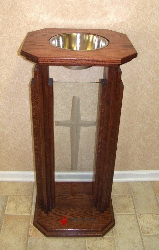 Baptistmal Font 709 Proclaimer-Top View-Tithe Boxes, Baptismal Font, Flower Stands, and Offering Tables-Podiums Direct