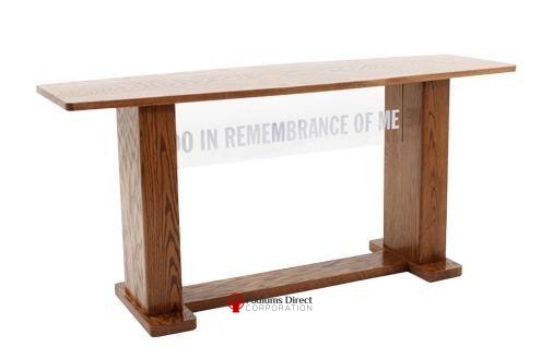Communion Table 780 Acrylic and Wood Style-Communion Tables and Altars-Podiums Direct
