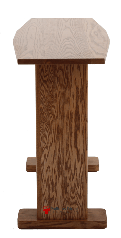 Communion Table 781 Acrylic and Wood Style-Side View-Communion Tables and Altars-Podiums Direct