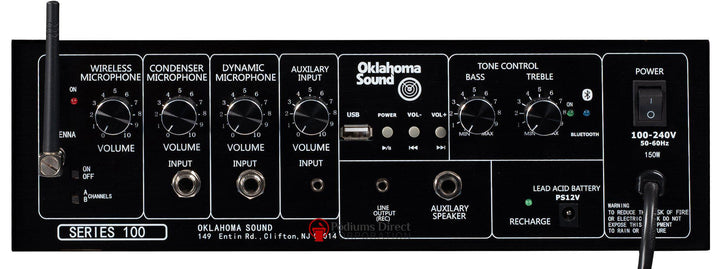 Sound Lectern 800X Oklahoma Sound "The Orator" Fixed Height-Control Panel-Sound Podiums and Lecterns-Podiums Direct
