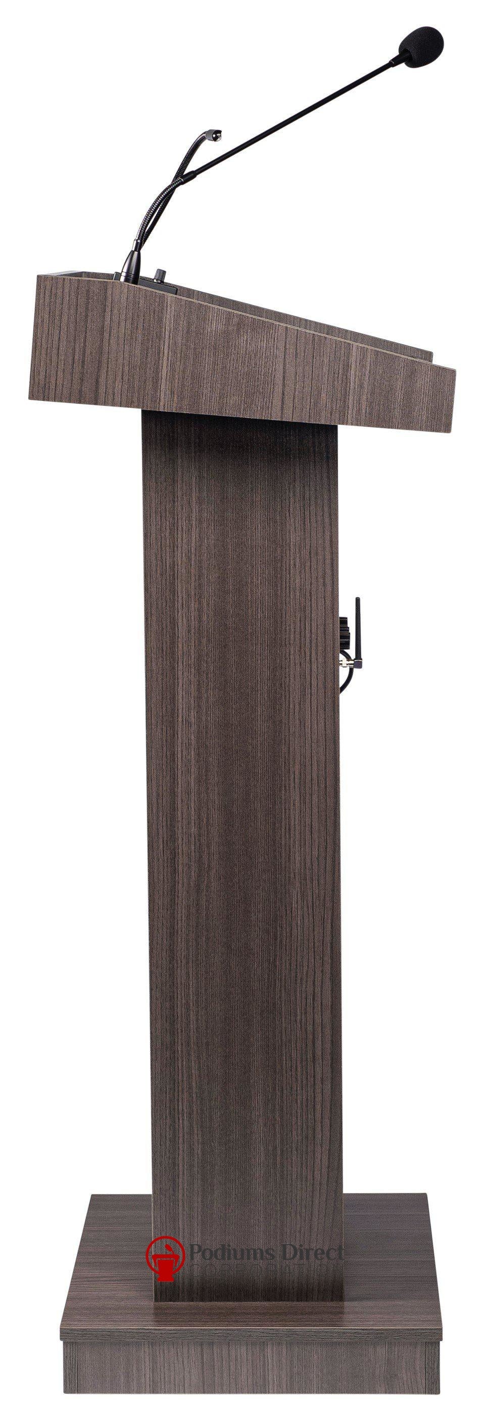 Sound Lectern 800X Oklahoma Sound "The Orator" Fixed Height-Side-Sound Podiums and Lecterns-Podiums Direct