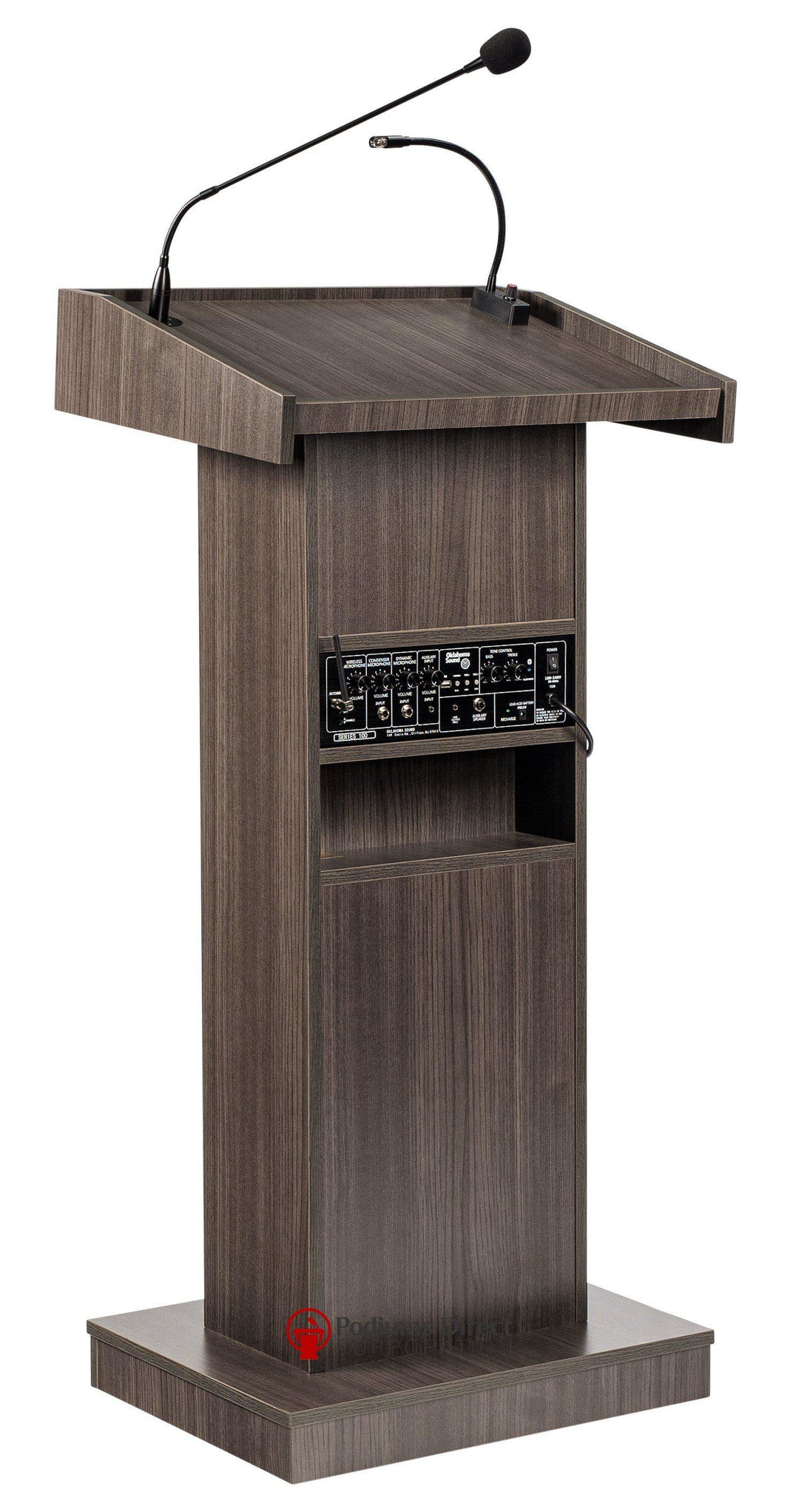 Sound Lectern 800X Oklahoma Sound "The Orator" Fixed Height-Back Angle-Sound Podiums and Lecterns-Podiums Direct