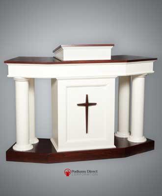Church Pulpit Set NO 810-Pulpit-Pulpit Sets-Podiums Direct