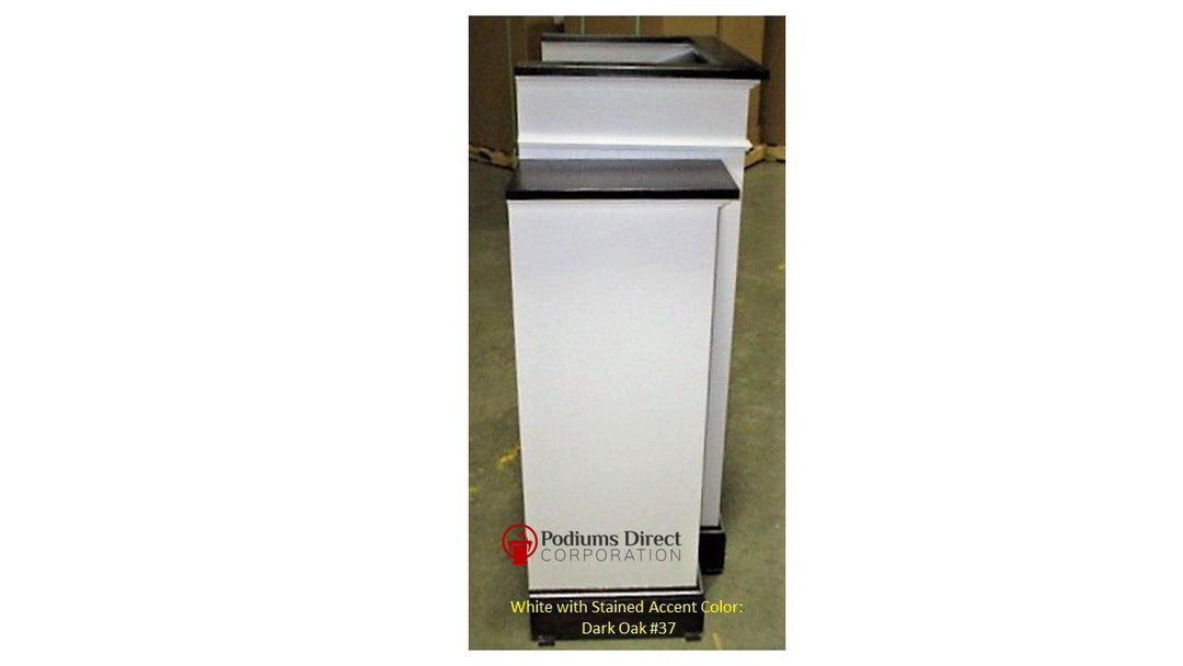 Church Wood Pulpit Wing NO 810W-Side-Church Solid Wood Pulpits, Podiums and Lecterns-Podiums Direct