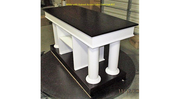 Communion Table Custom 810-Back-Communion Tables and Altars-Podiums Direct