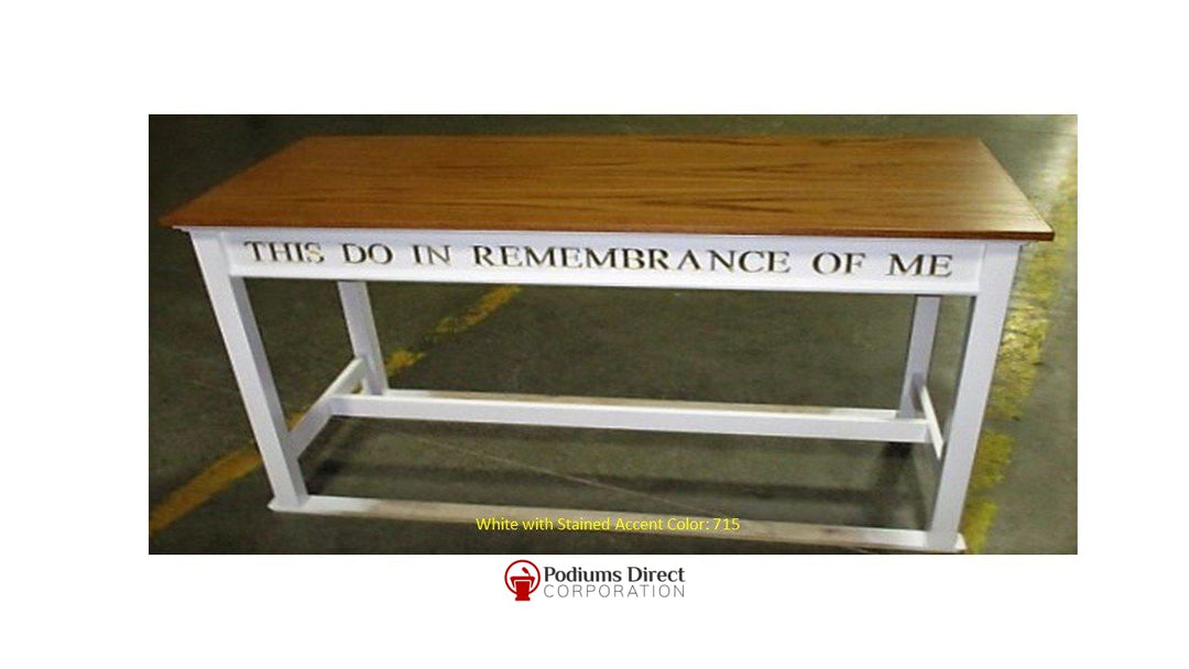 Communion Table NO 815-Communion Tables and Altars-Front 715-Podiums Direct