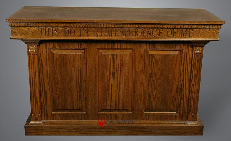 Communion Table NO 8201-All Stained-Communion Tables and Altars-Podiums Direct