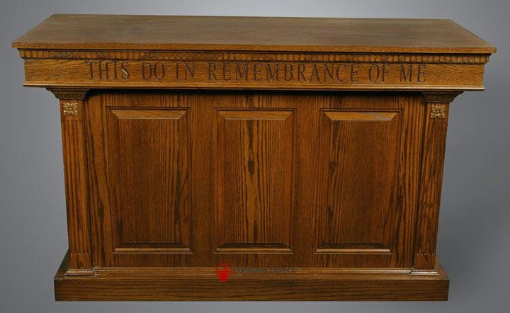 Communion Table NO 8201-All Stained-Communion Tables and Altars-Podiums Direct