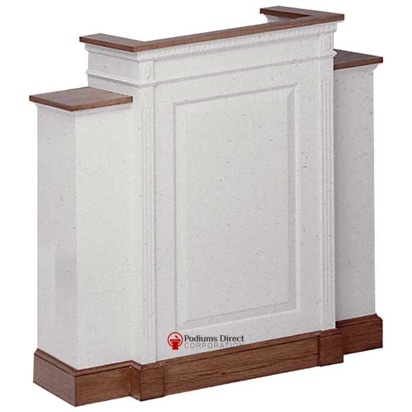 Church Wood Pulpit Wing NO 820W-Church Solid Wood Pulpits, Podiums and Lecterns-Podiums Direct