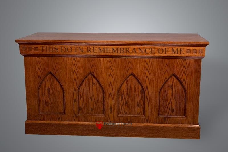 Communion Table NO 900 Closed Style-Communion Tables and Altars-Podiums Direct