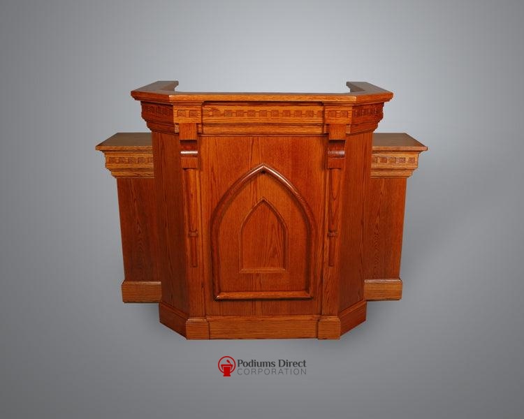 Church Pulpit Set NO 900W-Pulpit-Pulpit Sets-Podiums Direct