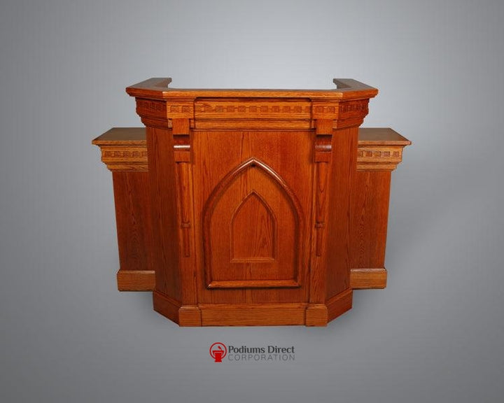 Church Pulpit Set NO 900W-Pulpit-Pulpit Sets-Podiums Direct