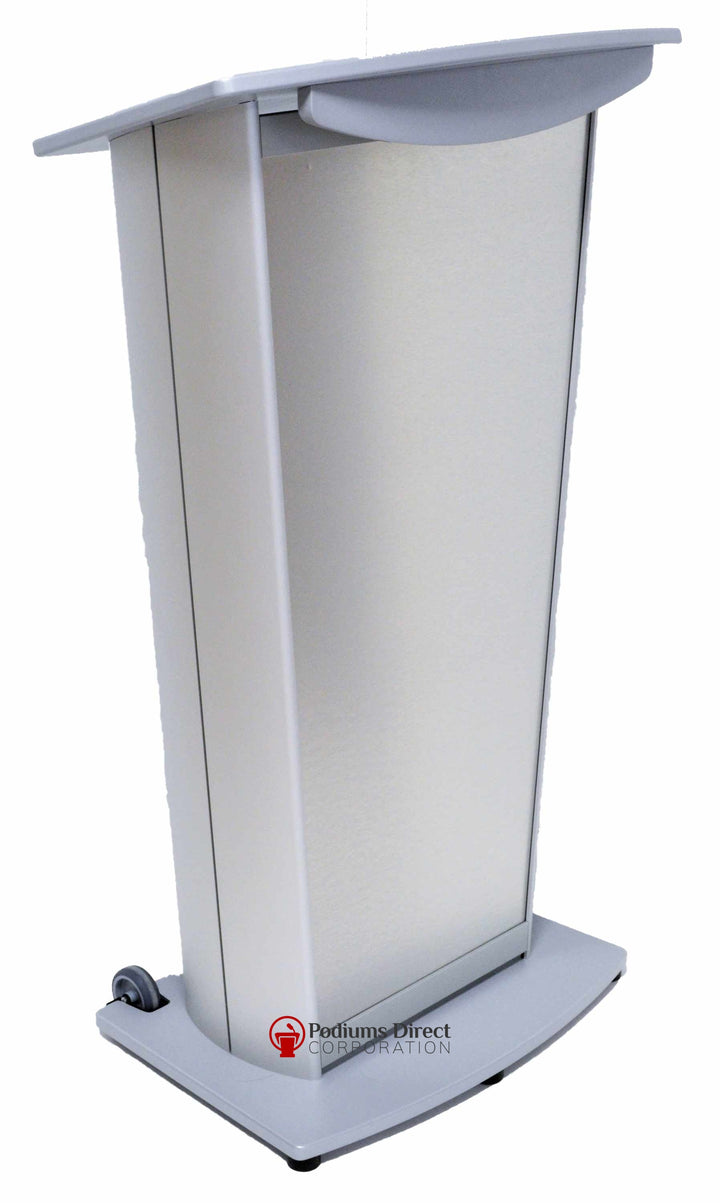 Contemporary Lecterns and Podium VH1 Standard Aluminum Lectern-Angle-Contemporary Lecterns and Podiums-Podiums Direct
