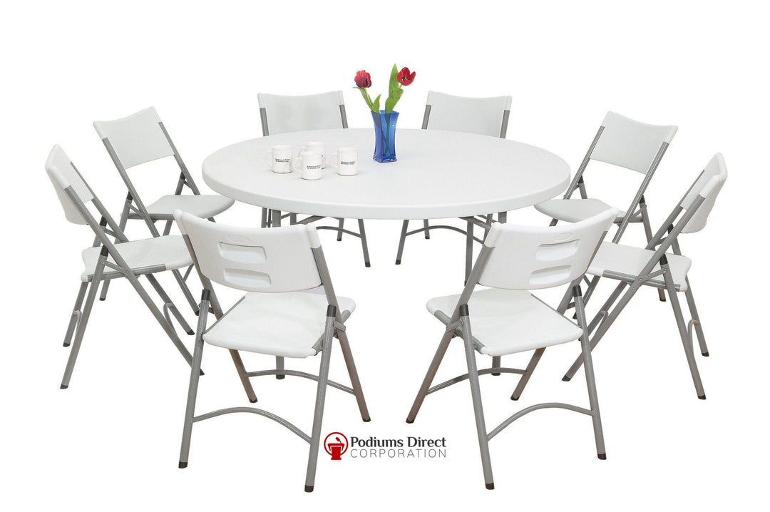 Banquet Table BT-48R National Public Seating Folding Round Table