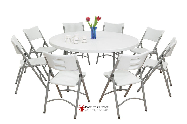 Banquet Table BT-48R National Public Seating Folding Round Table