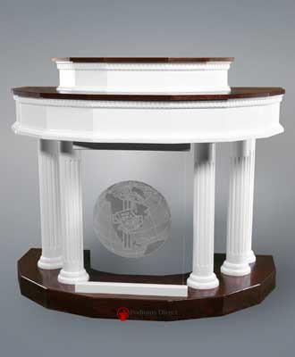 Church Pulpit Set Custom No. 5-No. 5 Pulpit-Pulpit Sets-Podiums Direct