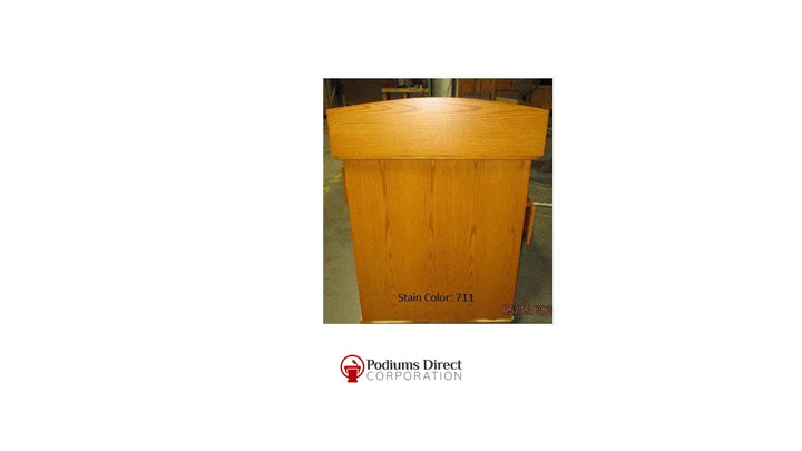 Multimedia Lectern Monarch-Multimedia Podiums and Lecterns-Front View-Podiums Direct