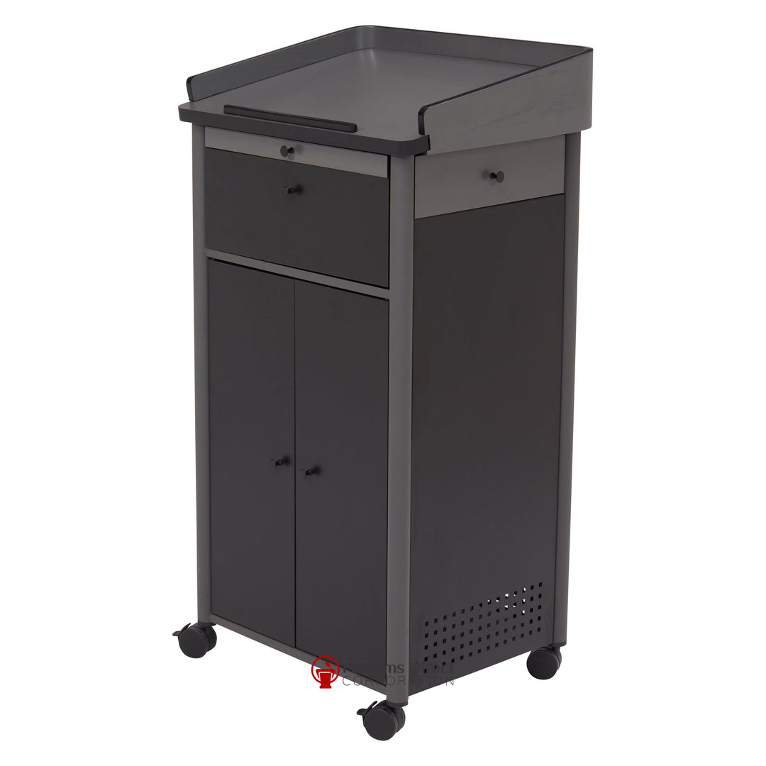 Greystone Lectern GSL Oklahoma Sound-Side View-Presentation AV Tablet Laptop Carts and Plasma LCD Stands-Podiums Direct