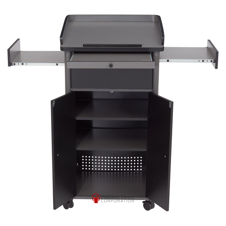 Greystone Lectern GSL Oklahoma Sound-Back View-Presentation AV Tablet Laptop Carts and Plasma LCD Stands-Podiums Direct