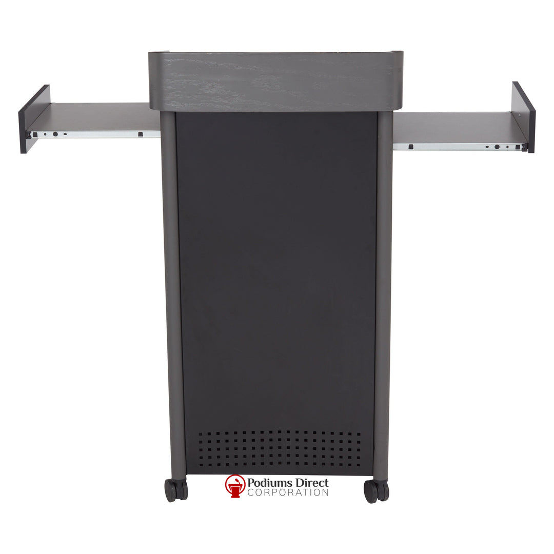 Greystone Lectern GSL Oklahoma Sound-Pull Out Side Trays-Presentation AV Tablet Laptop Carts and Plasma LCD Stands-Podiums Direct