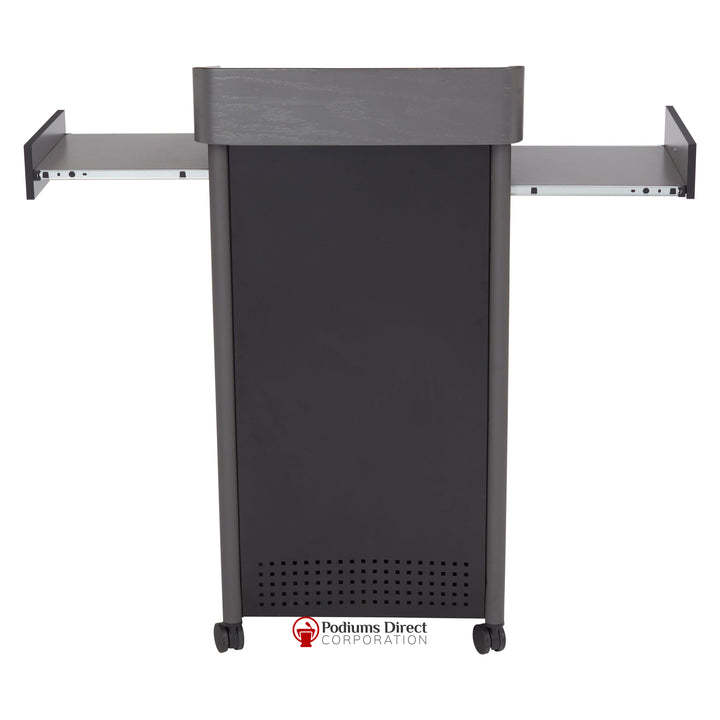 Greystone Lectern GSL Oklahoma Sound-Pull Out Side Trays-Presentation AV Tablet Laptop Carts and Plasma LCD Stands-Podiums Direct