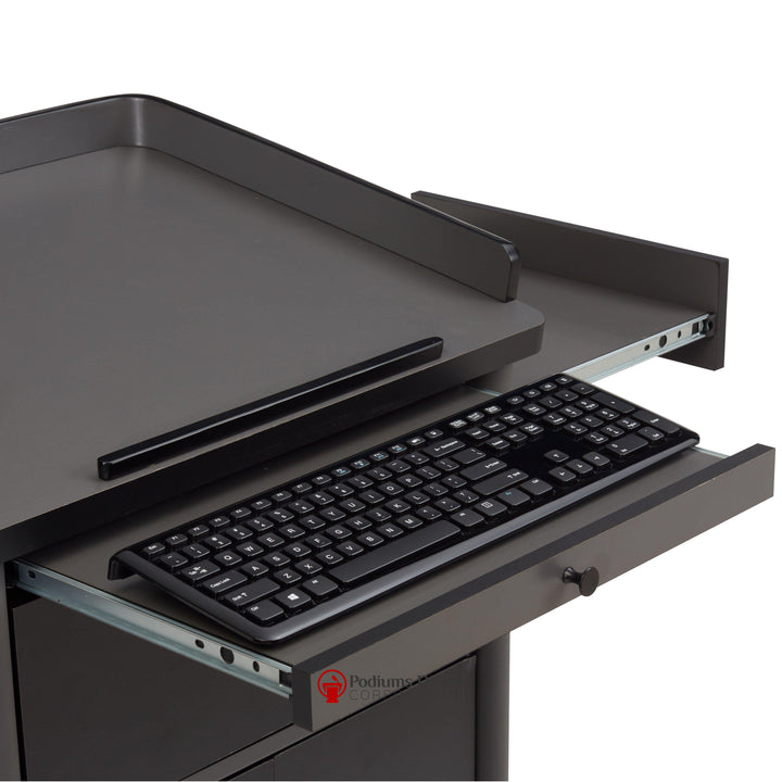 Greystone Lectern GSL Oklahoma Sound-Front Pull Out Tray-Presentation AV Tablet Laptop Carts and Plasma LCD Stands-Podiums Direct