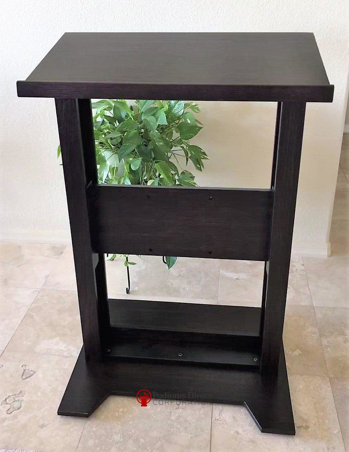 LCD Digital Display Lectern PD-LCD-Back View-LCD Digital Display Lecterns-Podiums Direct