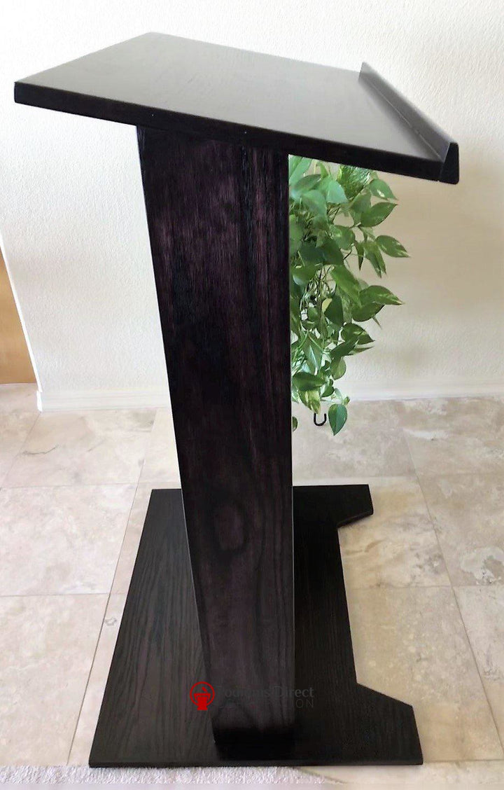 LCD Digital Display Lectern PD-LCD-Side View-LCD Digital Display Lecterns-Podiums Direct
