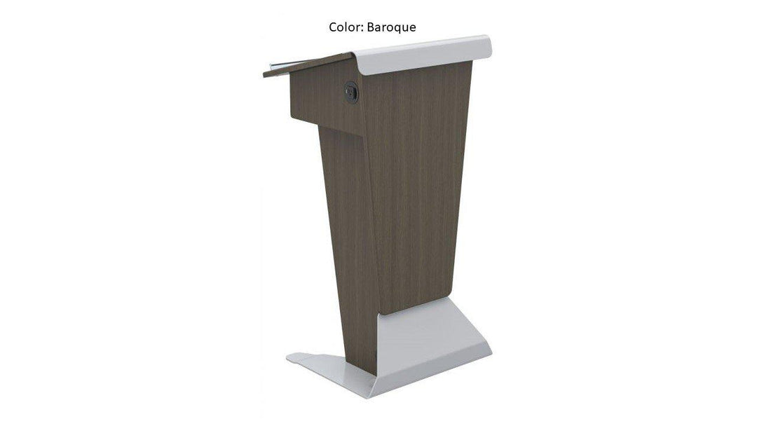 Slim Presentation Lectern, LE222-Contemporary Lecterns and Podiums-Podiums Direct