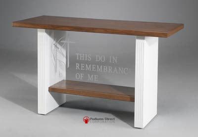 Communion Table NO. P203 Acrylic and Wood Style-Communion Tables and Altars-Podiums Direct