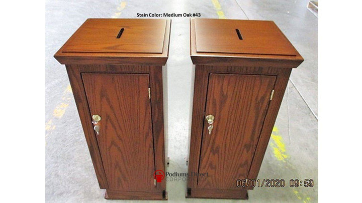 Tithe Box NO 40 Tithe/Prayer Box-Back-Tithe Boxes, Baptismal Font, Flower Stands, and Offering Tables-Podiums Direct