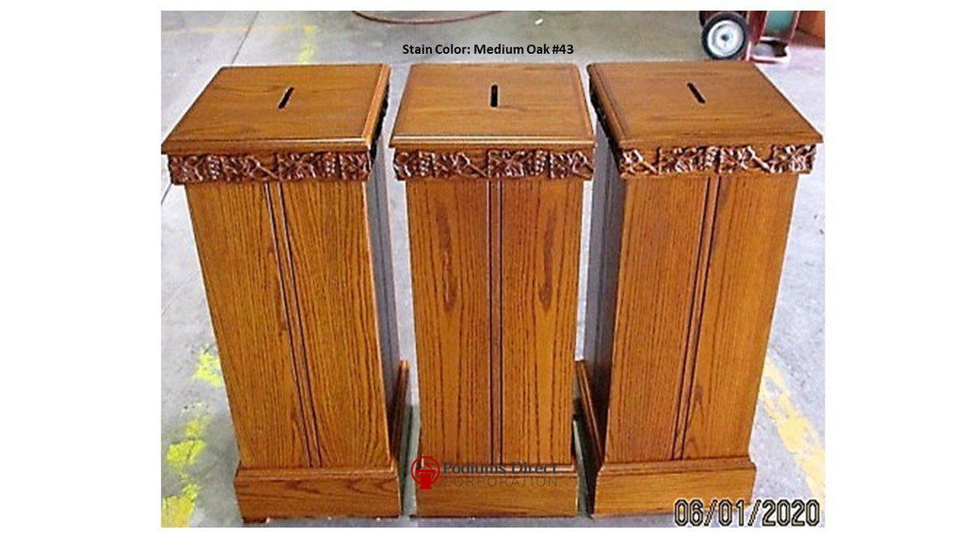 Tithe Box NO 50 Tithe/Prayer Box-Side-Tithe Boxes, Baptismal Font, Flower Stands, and Offering Tables-Podiums Direct