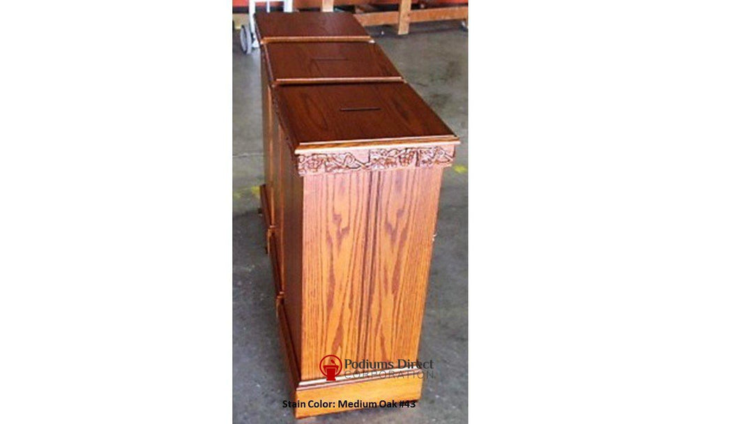 Tithe Box NO 50 Tithe/Prayer Box-Front-Tithe Boxes, Baptismal Font, Flower Stands, and Offering Tables-Podiums Direct
