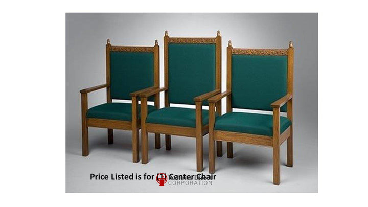 Clergy Church Chair NO 500 Series 48" Height Center Chair-Clergy Church Chairs-Podiums Direct