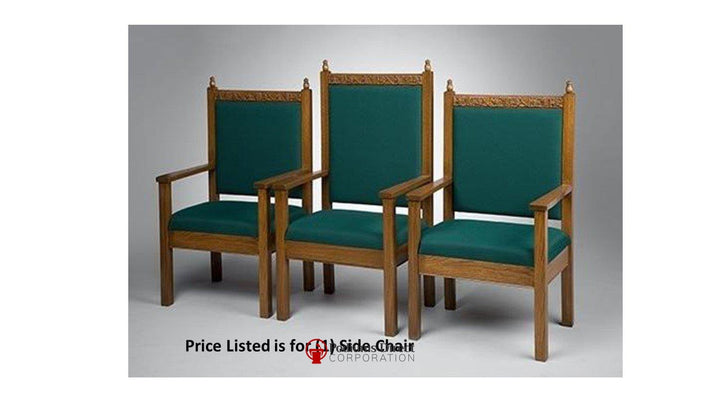 Clergy Church Chair NO 500 Series 44" Height Side Chair-Clergy Church Chairs-Podiums Direct