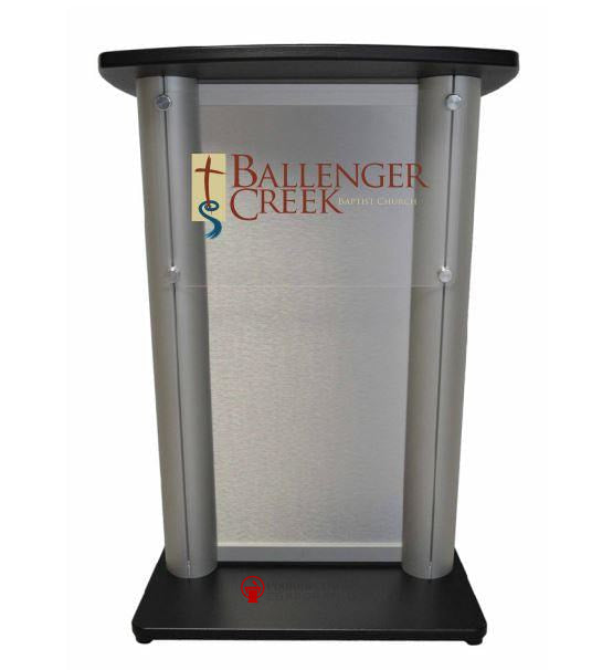 Contemporary Lectern and Podium CS2 Aluminum Lectern - FREE SHIPPING!