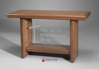 Communion Table NO. P201 Acrylic and Wood Style-Communion Tables and Altars-Podiums Direct