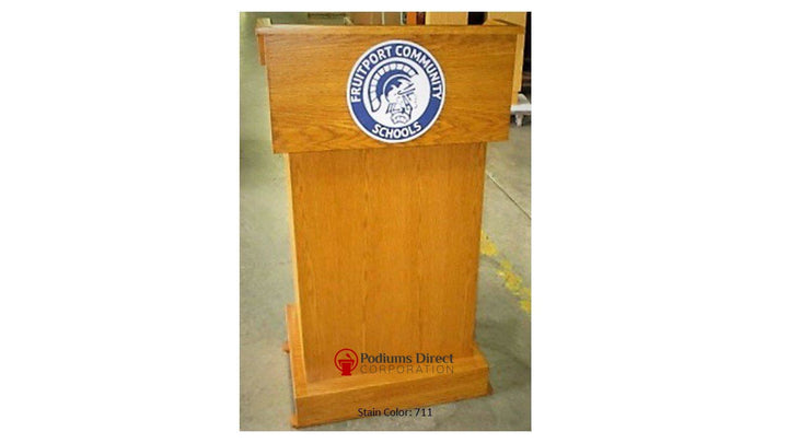 Conquest_20Lectern_20with_20Logo_201.jpg  1240 × 1660px  Handcrafted Solid Hardwood Lectern Conquest-Front 711-Handcrafted Solid Hardwood Pulpits, Podiums and Lecterns-Podiums Direct
