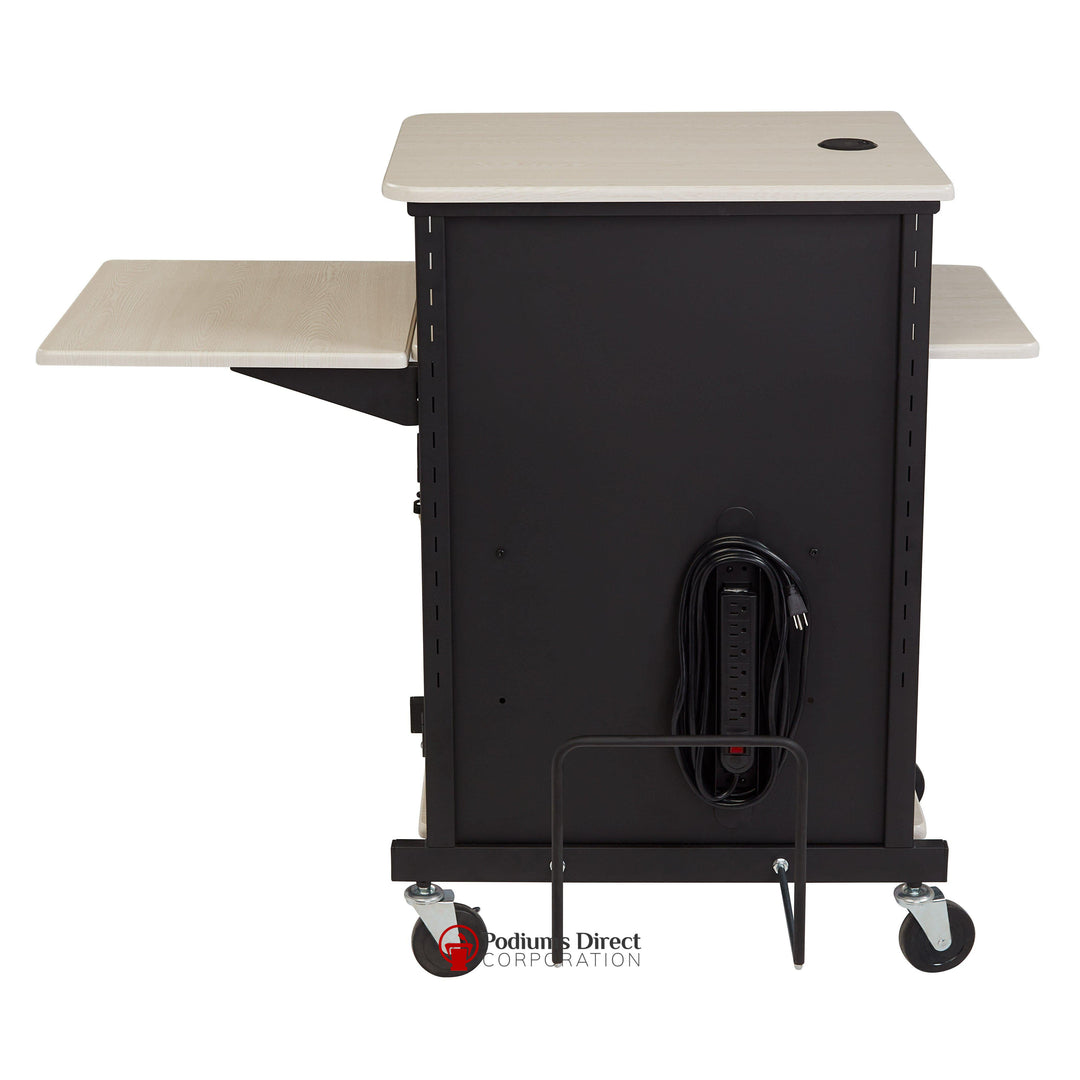 Presentation AV Cart PRC450 Oklahoma Sound Jumbo Plus-Side View-Presentation AV Tablet Laptop Carts and Plasma LCD Stands-Podiums Direct