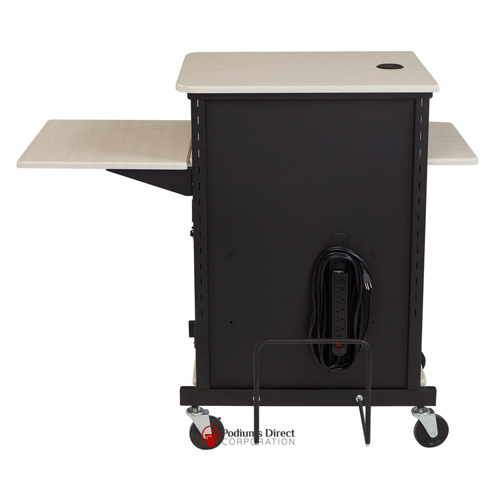 Presentation AV Cart PRC450 Oklahoma Sound Jumbo Plus-Side View-Presentation AV Tablet Laptop Carts and Plasma LCD Stands-Podiums Direct