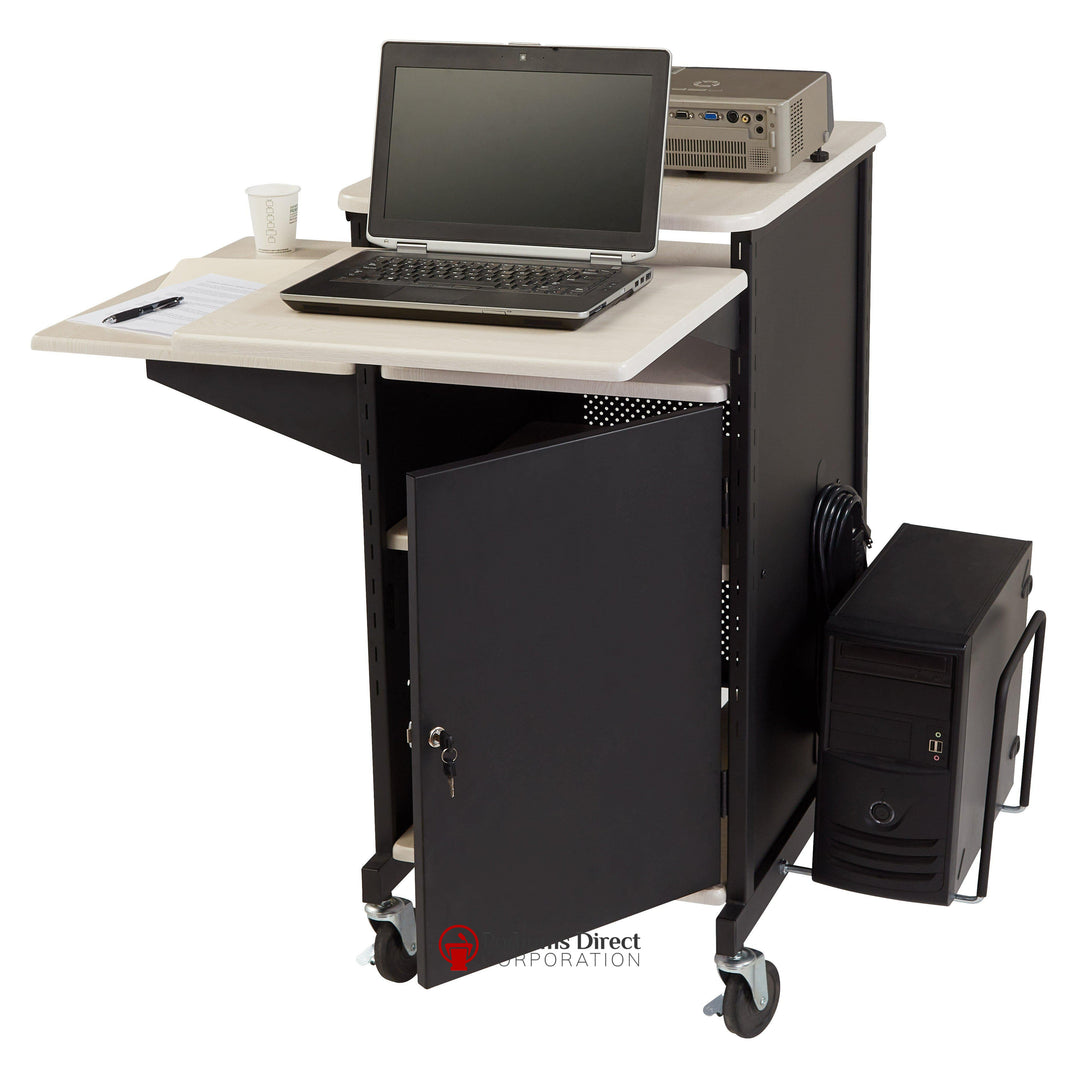 Presentation AV Cart PRC450 Oklahoma Sound Jumbo Plus-Presentation AV Tablet Laptop Carts and Plasma LCD Stands-Podiums Direct