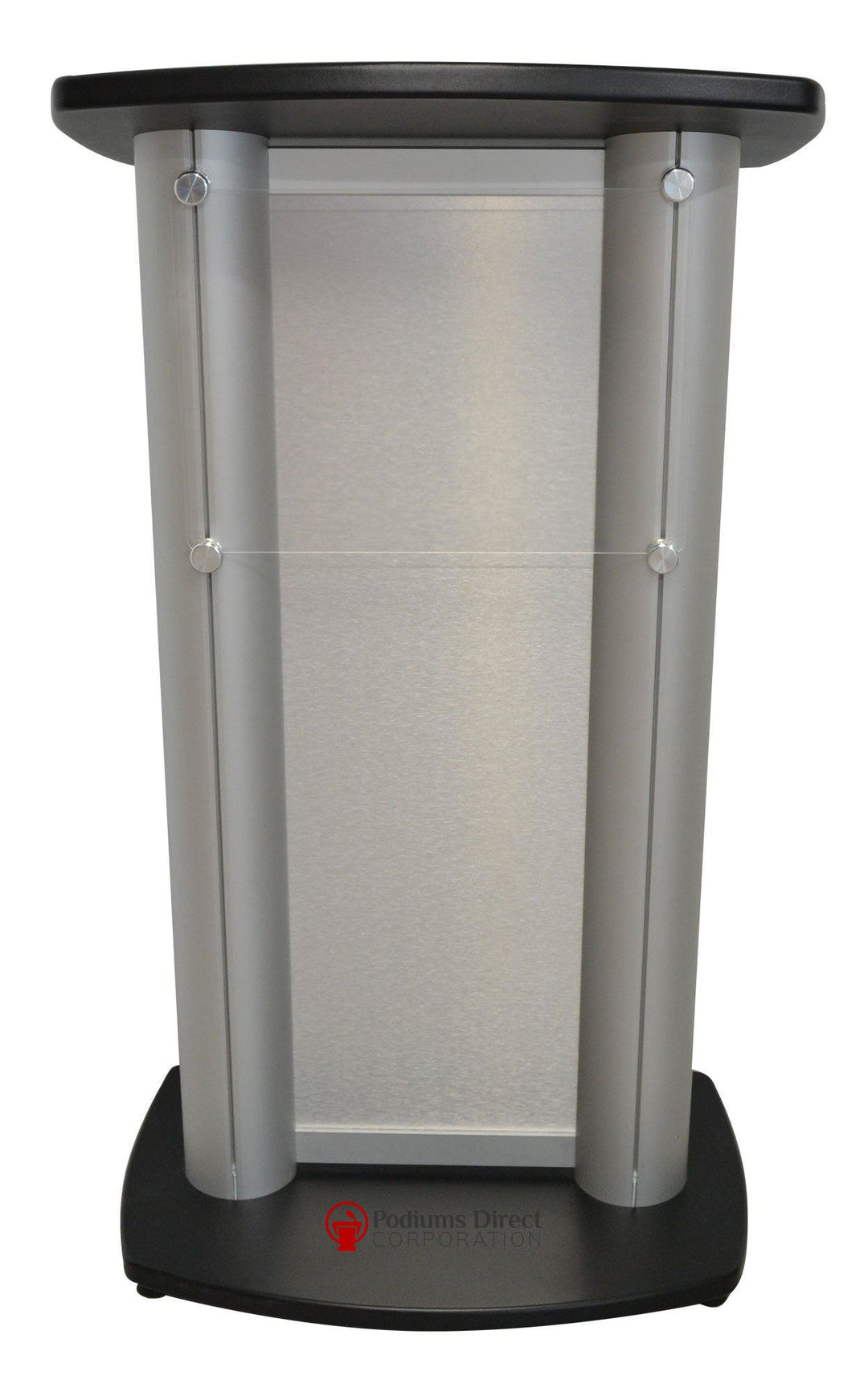 Contemporary Lectern and Podium CS1 Aluminum Lectern-Front-Contemporary Lecterns and Podiums-Podiums Direct