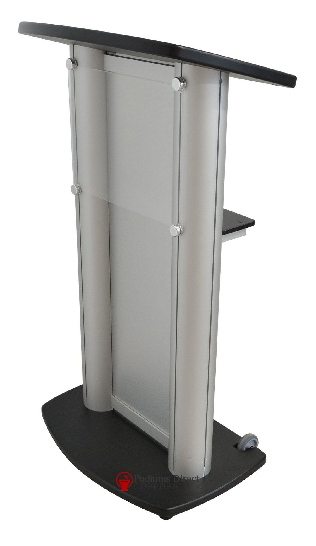 Contemporary Lectern and Podium CS1 Aluminum Lectern-Angle-Contemporary Lecterns and Podiums-Podiums Direct