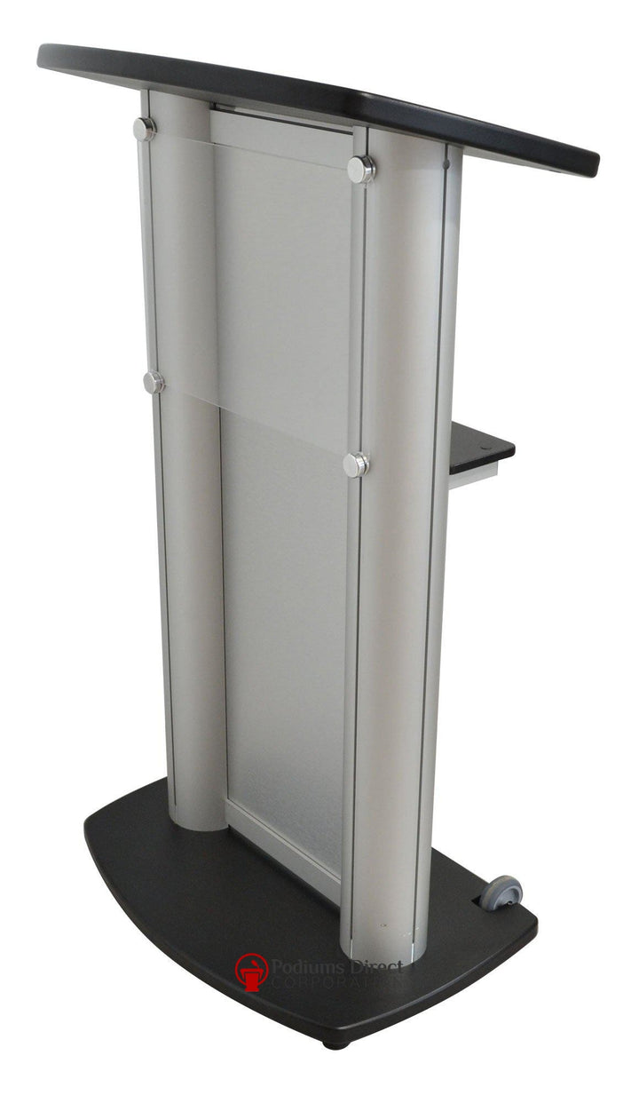 Contemporary Lectern and Podium CS1 Aluminum Lectern-Angle-Contemporary Lecterns and Podiums-Podiums Direct