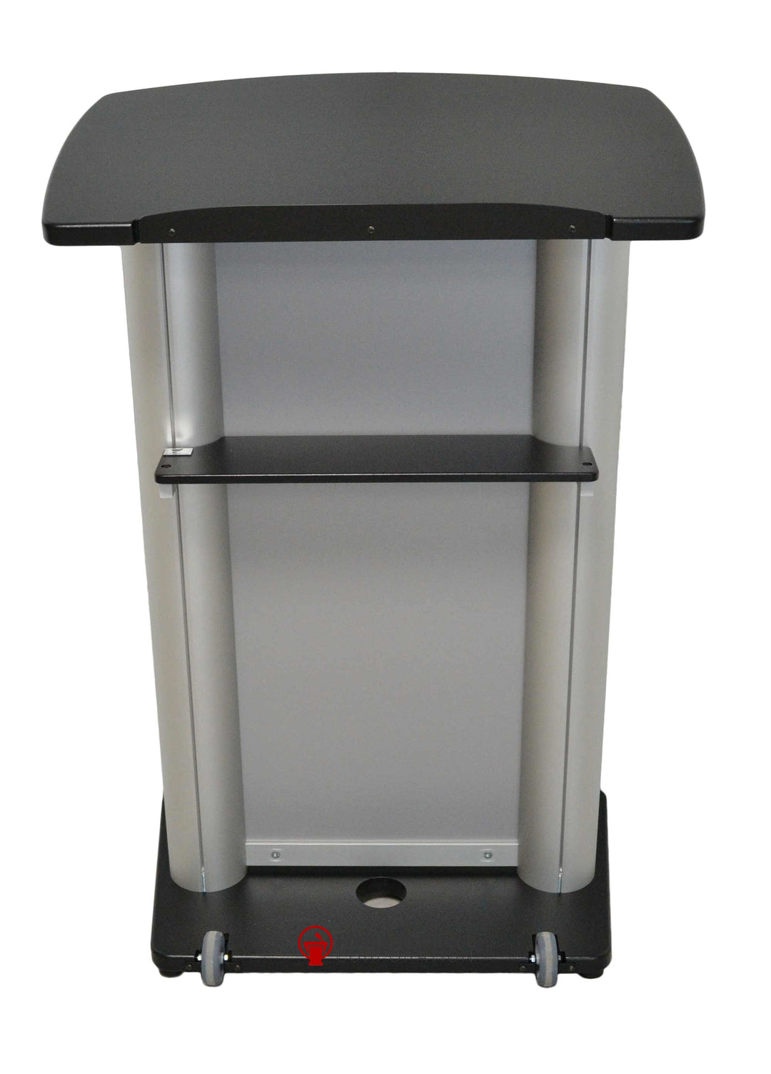 Contemporary Lectern and Podium CS2 Aluminum Lectern-Back-Contemporary Lecterns and Podiums-Podiums Direct