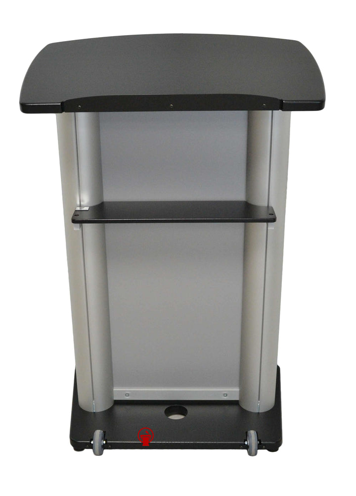 Contemporary Lectern and Podium CS2 Aluminum Lectern-Back-Contemporary Lecterns and Podiums-Podiums Direct