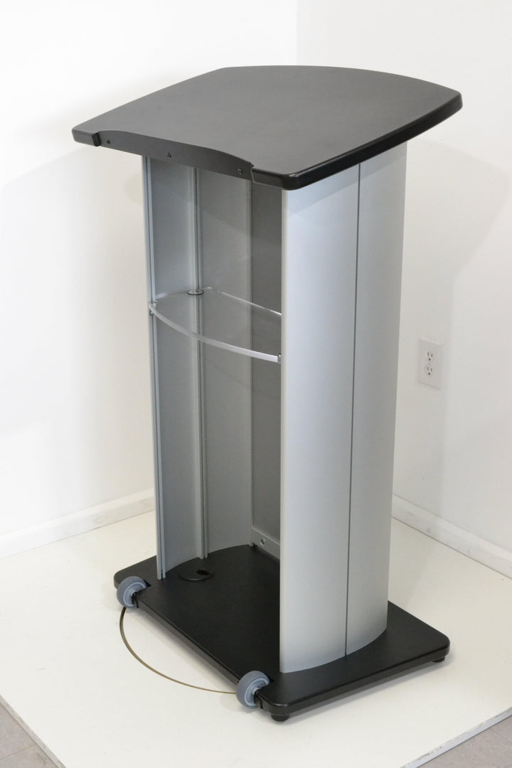 Contemporary Lectern and Podium H2W Custom Aluminum Lectern-Angle-Contemporary Lecterns and Podiums-Podiums Direct