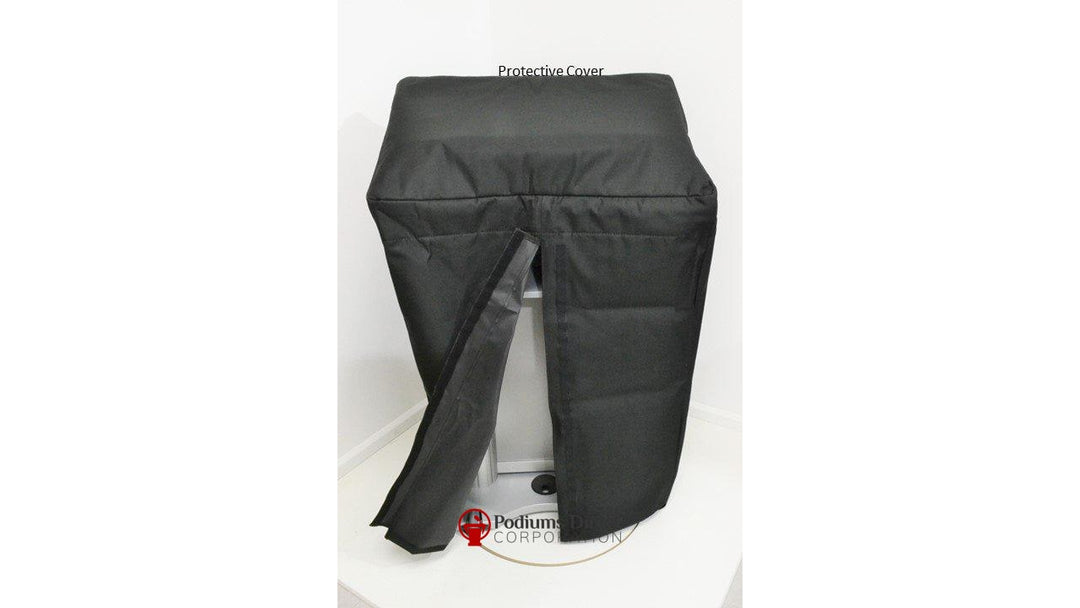 LCD Digital Display Lectern H2W Aluminum Lectern-Protective Cover-LCD Digital Display Lecterns-Podiums Direct
